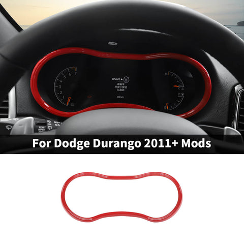 For 2011+ Dodge Durango Center Console Dashboard Instrument Ring Cover Trim
