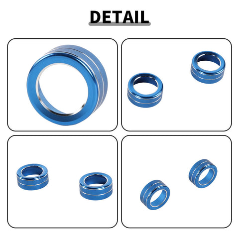 For 2010-2023 4Runner Center Console Audio Switch Button Knob Ring Cover Trim