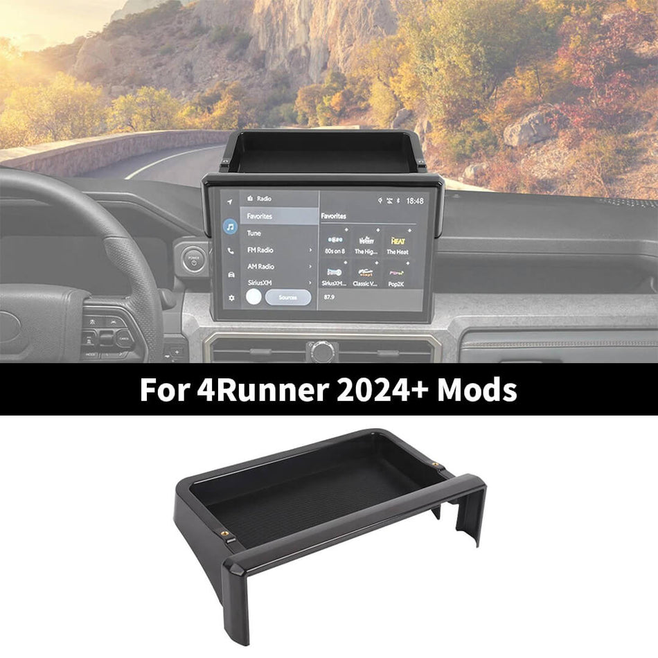 For 2024+ 4Runner Center Consol Dashboard Storage Organizer Behind Screen (2 pcs)