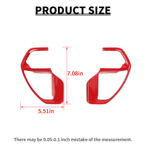 For 2024+ 4Runner Steering Wheel Button Frame Cover Trim