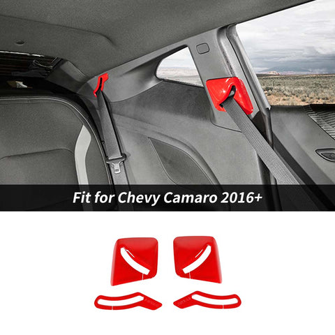 Interior Trim Full Set Available Separately Red For Chevy Camaro 2016+ Accessories | CheroCar