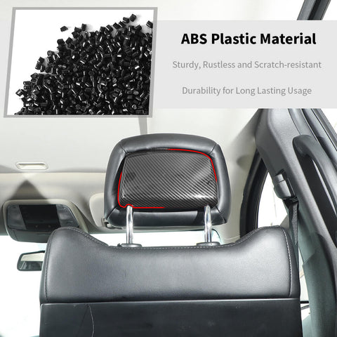 For 2011-2020 Dodge Durango Front Seat Headrest Rear Panel Trim Cover