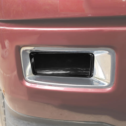 For 2014-2018 Chevy Silverado/GMC Sierra Smoked Front Fog Light Lamp Panel Cover Trim