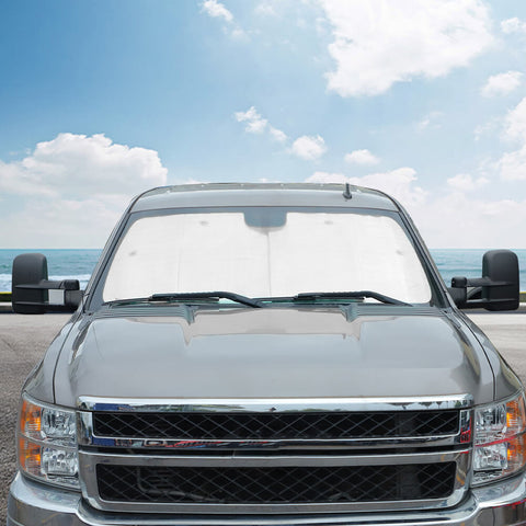 For 2007-2013 Chevy Silverado/GMC-SIERRA Windshield Sunshade Sun Shade Heat Shield Window Sun Visor Mat