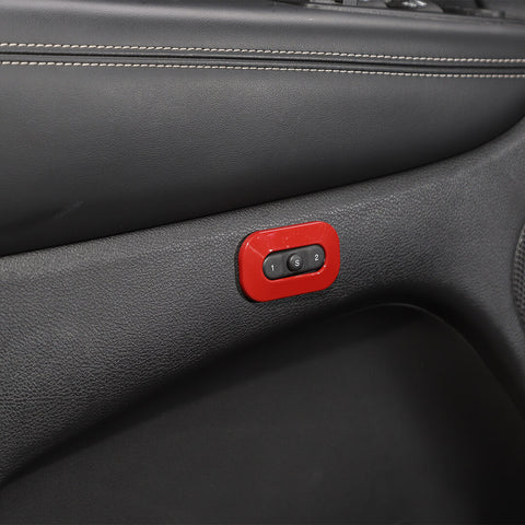 For 2011+ Dodge Durango Inner Memory Seat Button Bezel Trim Cover Accessories