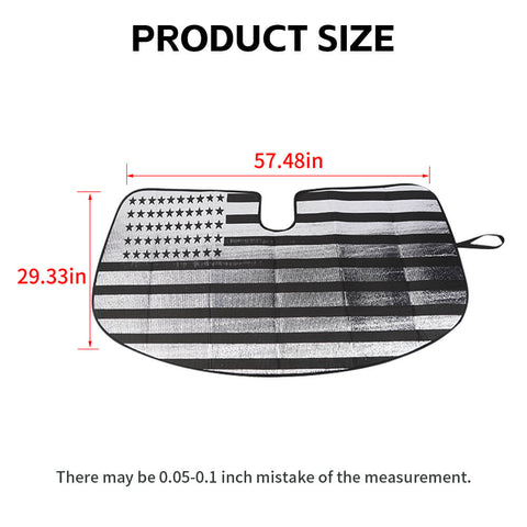 For 2009+ Dodge Challenger Front Windshield Sun Visor Shade Heat Protect