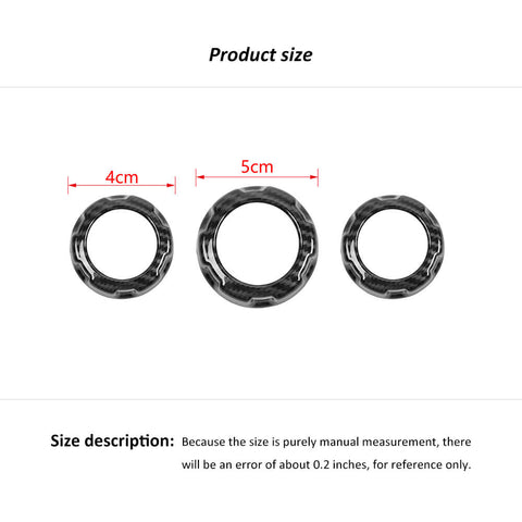 For 2015+ Dodge Challenger & 2011+ Charger & 2012-2017 Ram & 2016-2020 Durango & 2011+ 300C Air Conditioning Switch Trim Ring Cover