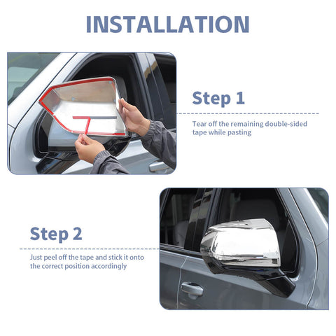 For 2020+ Chevy Suburban/Silverado EV/GMC Sierra EV Rearview Side Mirror Cover Caps