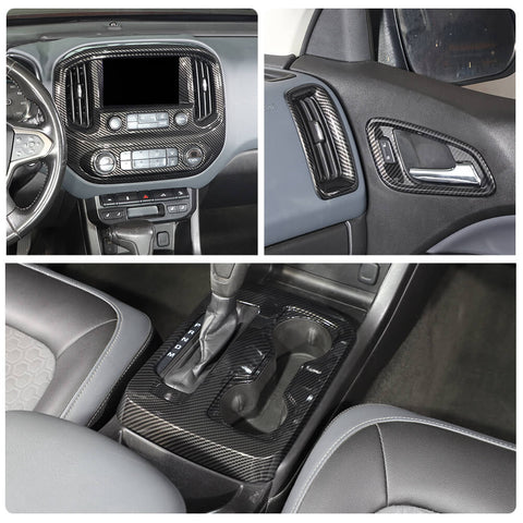 For 2014-2022 Chevy Colorado/GMC-CANYON 8 x Central Control & Inner Door Bowl Cover Trim Kit