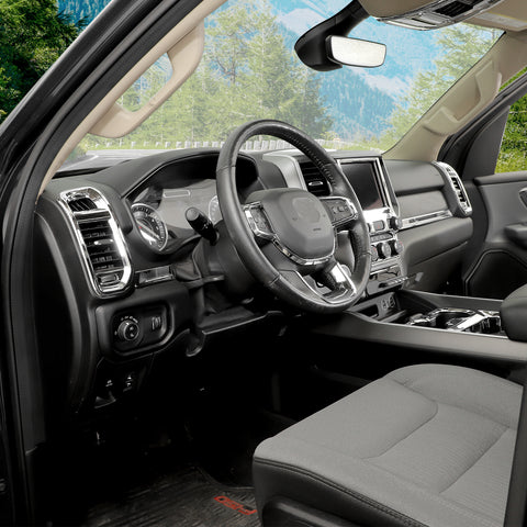27pcs Interior Decoration Kit Trim Cover For Dodge Ram 2018+ Chrome｜CheroCar