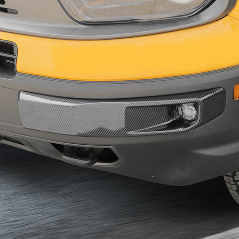 For 2021+ Ford Bronco Sport Front Bumper Fog Light Lamp Bezels Trim Cover