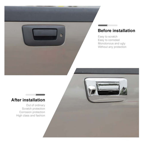 for 2007–2013 Chevy Silverado/GMC Sierra Tailgate Handle Trim (Fits with Camera & Lock)