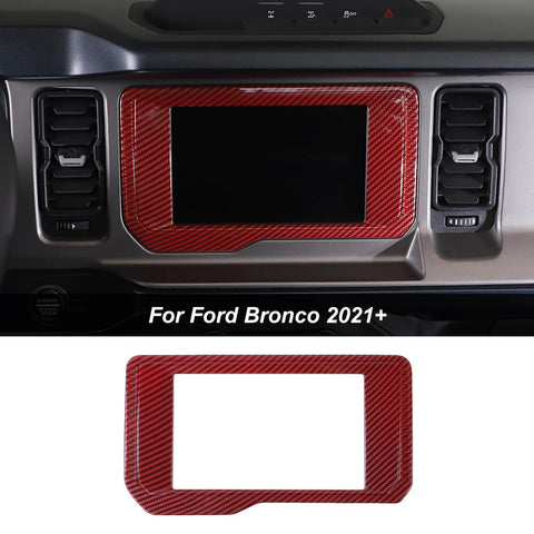 Center GPS Navigation Panel Frame Cover Trim For Ford Bronco 2021+ Accessories｜CheroCar