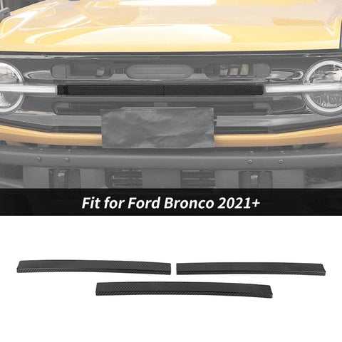 For 2021+ Ford Bronco Exterior Grille Insert Cover Trim Strips