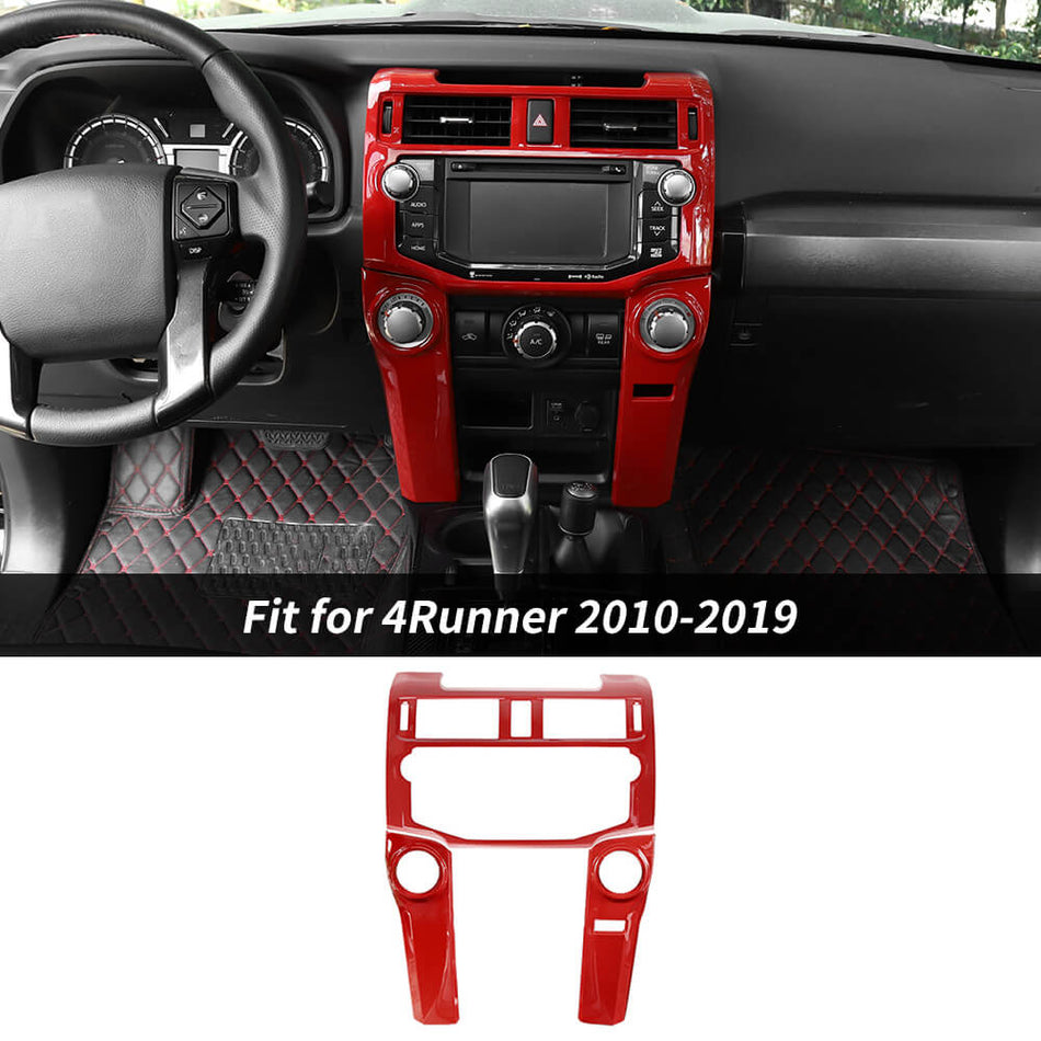 For 2010-2019 Toyota 4Runner Central Navigation Panel Air Conditioner Cover Trim