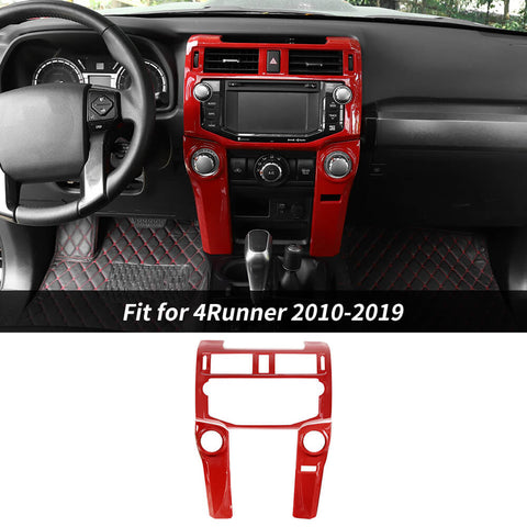 For 2010-2019 Toyota 4Runner Central Navigation Panel Air Conditioner Cover Trim