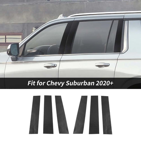 Window Center Pillar Post Cover Trim For Chevy Suburban 2020+ Accessories | CheroCar