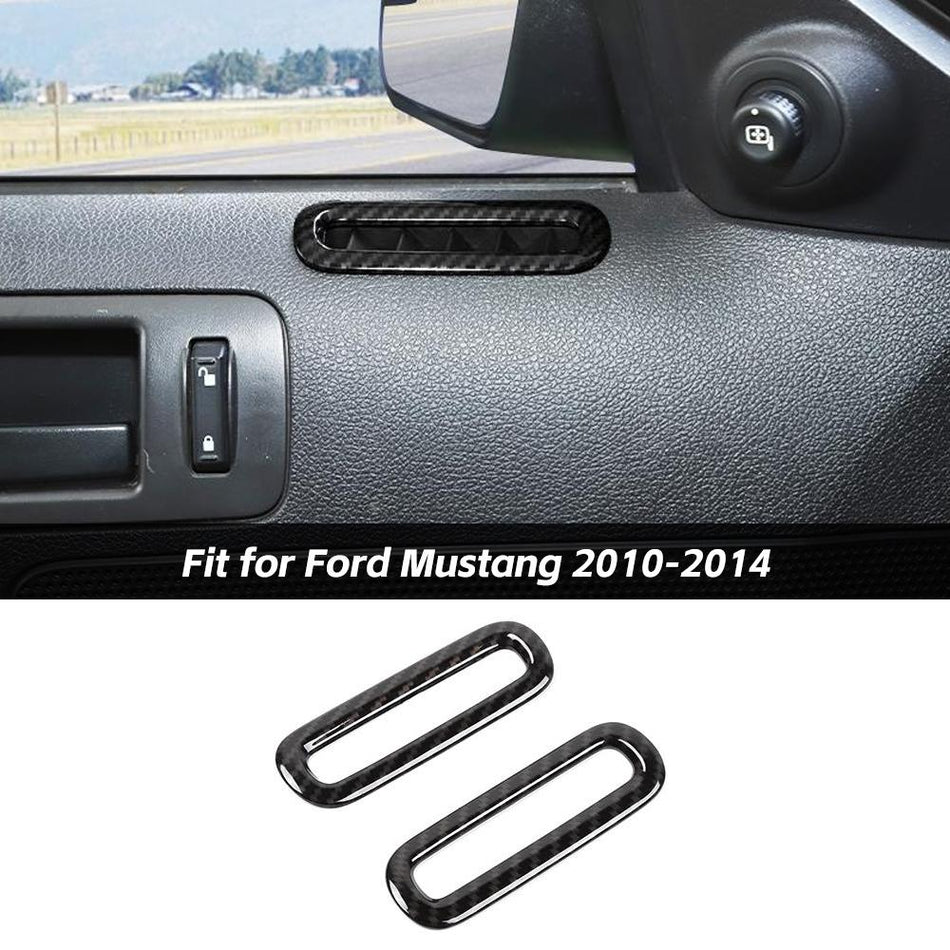 For 2010-2014 Ford Mustang Inner Door Air Vent Outlet Ring Trim