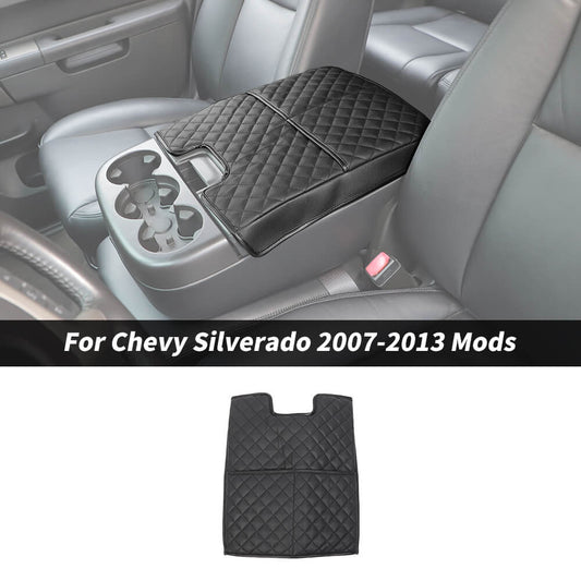 For 2007-2013 Chevy Silverado/GMC-SIERRA Inner Console Lid Armrest Box Cushion Pad Cover