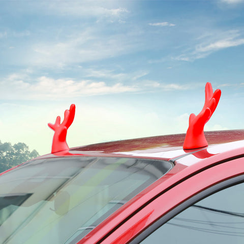 For Universal Car Exterior Car Top Cute Sticker Decor Accessories (2 pcs)