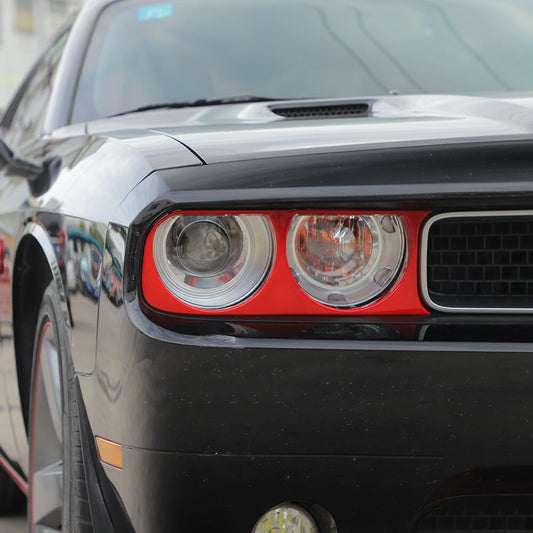 Front Headlight Lamp Cover Trim for Dodge Challenger 2009-2014 Accessories｜CheroCar