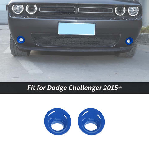 For 2015+ Dodge Challenger Front Fog Light Covers Lamp Trim