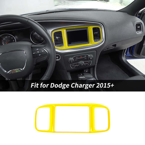 Console Navigation GPS Panel Decor Cover Trim for Dodge Charger 2015+ Accessories | CheroCar