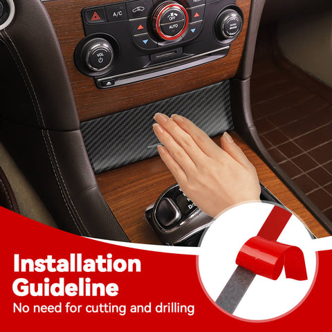 For 2011-2014 Chrysle 300/300C Interior Center Console Cover Trim Kit