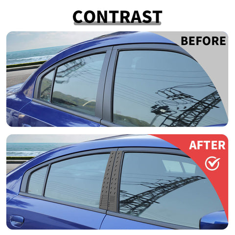 For 2011+ Dodge Charger Car Window Center Pillar Panel Cover Trim