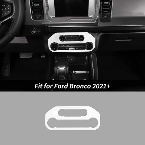 Air Conditioner Switch Panel Cover Trim Bezels For Ford Bronco 2021+ Accessories | CheroCar