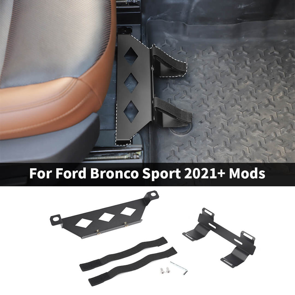 For 2021+ Ford Bronco Sport Front Under Seat Mount Fire Extinguisher Bracket
