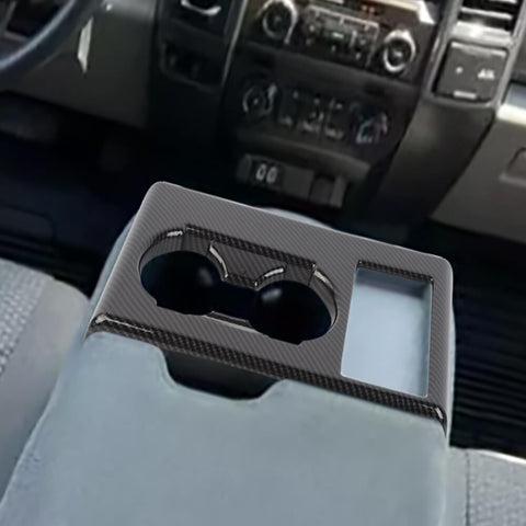 For 2015-2020 Ford F250/F350/F450/F550 Center Cup Holder Panel Cover Trim Interior Accessories