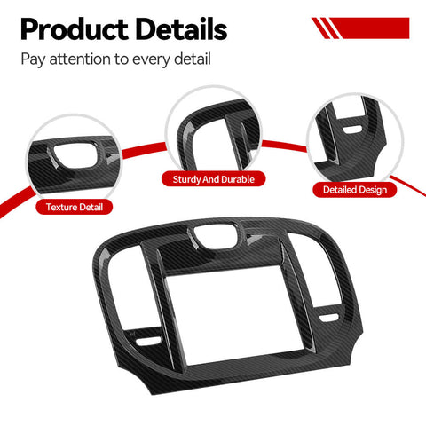 For 2015+ Chrysle 300/300C Central Console Navigation GPS Cover Trim