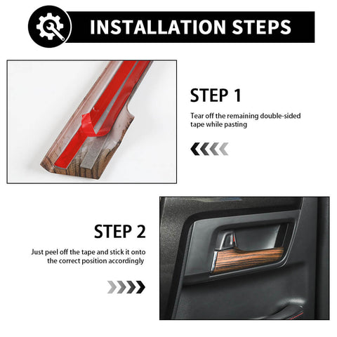 For 2017-2023 Toyota 4Runner Inner Door Handle Cover Trim