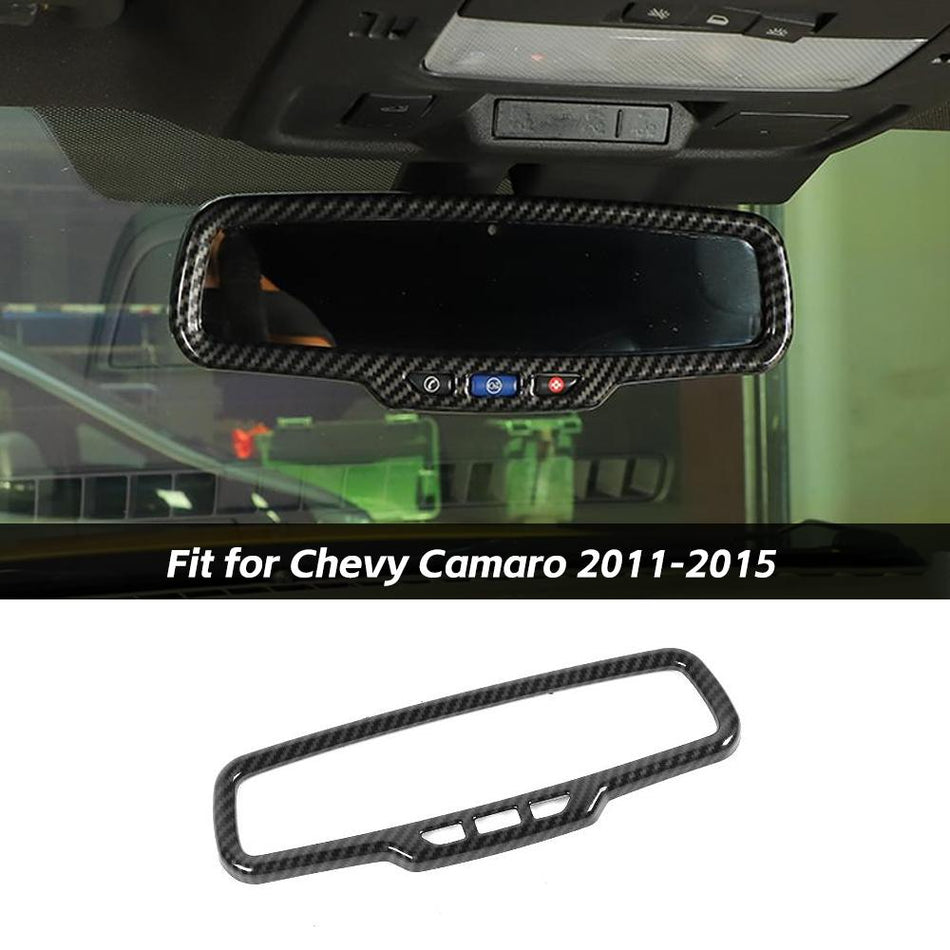 For 2011-2015 Chevy Camaro Interior Rearview Mirror Frame Cover Trim Bezels