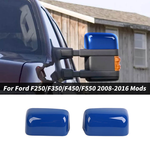 For 2008-2016 Ford F250/F350/F450/F550 Exterior Side Rear View Mirror Cover Trim Shell