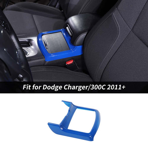 Interior Central Cup Holder Frame Trim Cover For Dodge Charger/300C 2011+ Accessories | CheroCar