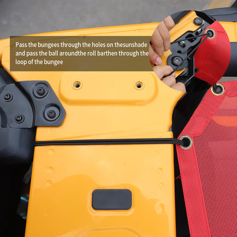 For 2021+ Ford Bronco Roof Insulation Net Mesh Bikini Top Sunshade Cover