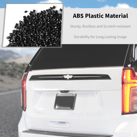 For 2021-2024 Chevy Suburban/Tahoe Rear Tailgate Decoration Strip Trim Cover