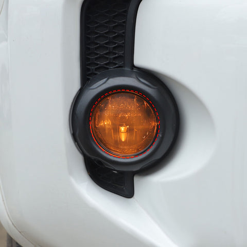 For 2014-2023 4Runner Smoked Black Front Fog Light Taillight High Brake  Lamp Cover Trim Kit