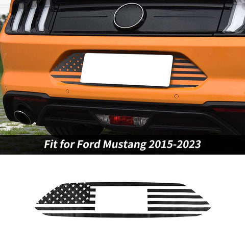 For 2015-2023 Ford Mustang Rear License Plate Decal Sticker Cover