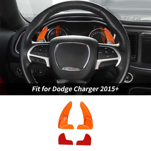 Steering Wheel Shift Paddle Cover Trim for Dodge Challenger & Charger 2015+ & Durango 2014+ A｜CheroCar