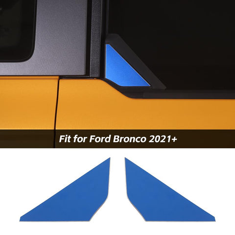 Rear Car Window Triangle Decor Cover Trim Panel For Ford Bronco 2021+ Accessories | CheroCar