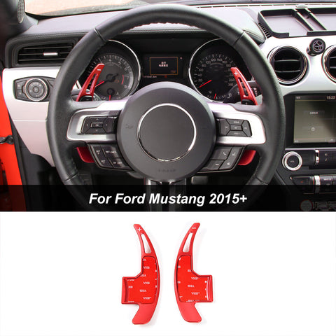 Steering Wheel Shift Paddle Shifter Cover Trim For Ford Mustang 2015+｜CheroCar