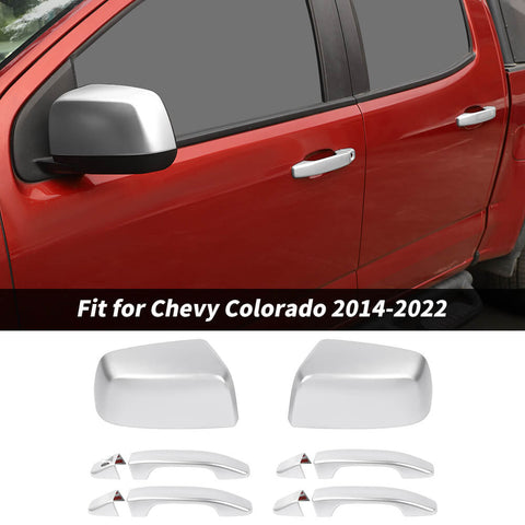 For 2014-2022 Chevy Colorado/GMC Canyon 10 x Rearview Side Mirror Door Handle Cover Trim