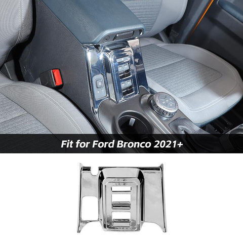 Window Switch Button Panel Cover Trim Frame For Ford Bronco 2021+ 4-Door Accessories | CheroCar