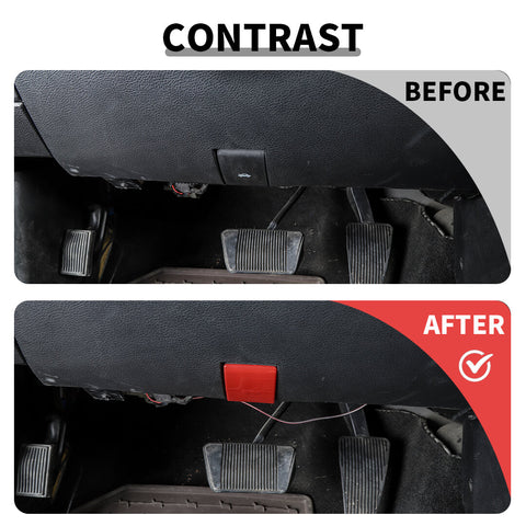 For 2010-2017 Dodge RAM Hood Engine Switch Button Panel Trim Cover