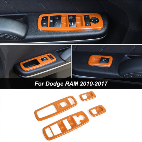 Window Lift Switch Panel Cover Trim for Dodge Charger 2011+ & Durando 2011+ & Ram 2010-2017｜CheroCar