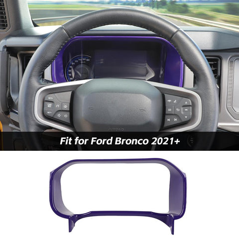 Dashboard Instrument Box Trim Cover For Ford Bronco 2021+ Accessories | CheroCar