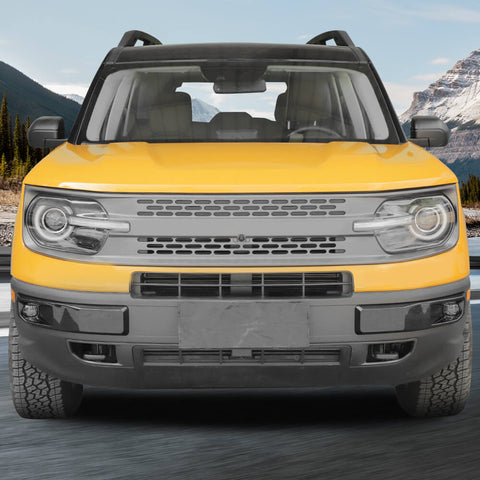 For 2021+ Ford Bronco Sport Front Bumper Fog Light Lamp Bezels Trim Cover